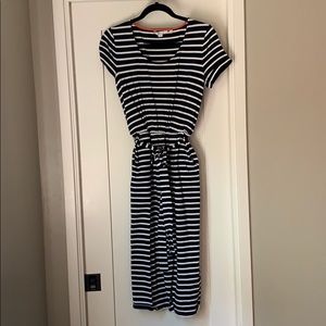 Boden stripped midi dress